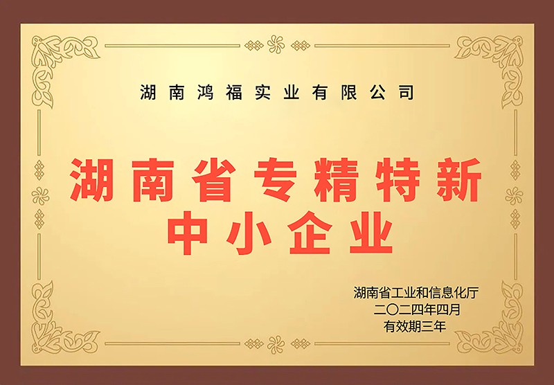 湖南省专精特新中小企业